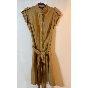 Ralph Lauren Camel Midi Dress